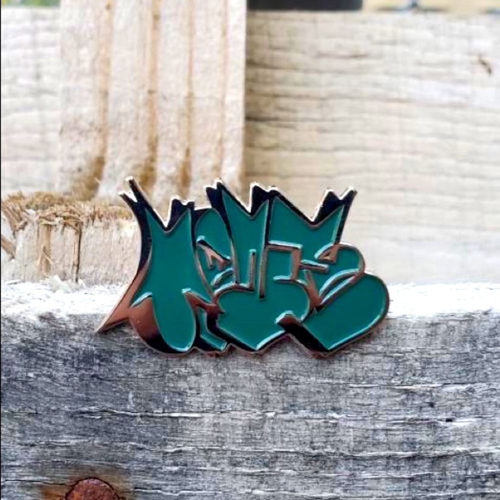 Metallic Pins (Grafitti) NYC custom